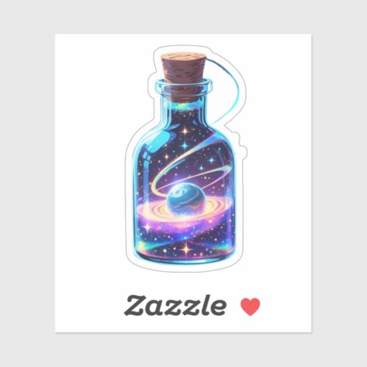 Stardust Potion Sticker: magisch en hemels ontwerp Sticker (Vel)