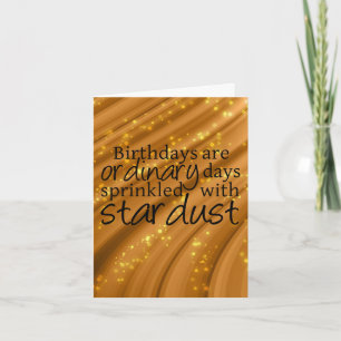 Stardust Sprinkled Birthday Kaart