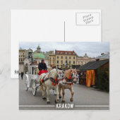 Stare Miasto, Krakow Polen Briefkaart (Voorkant / Achterkant)