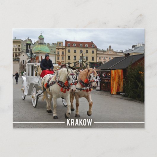 Stare Miasto, Krakow Polen Briefkaart (Voorkant)