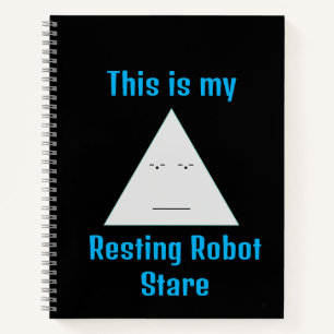 Stare-robot de repos - Carnet Spiral