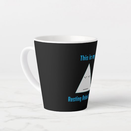 Stare-robot de repos - Mug en latte (Angle gauche)