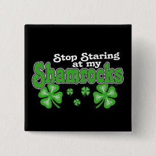 Staren naar Shamrocks Button