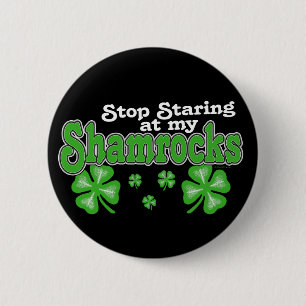 Staren naar Shamrocks Button