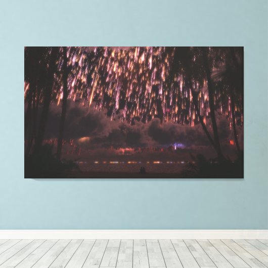 Starfall Canvas Afdruk (Insitu (Houten vloer))