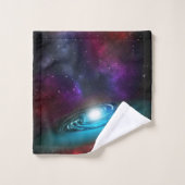 Starfield de la Voie Lactée avec poussière cosmiqu (Gant de toilette)