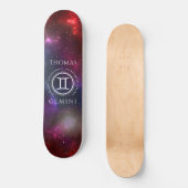 Starfield Gemini Twins Westerne Zodiac Skateboard (Voorkant)