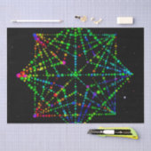 Starfield Kaleidoscope-ontwerp Tissuepapier (Craft)