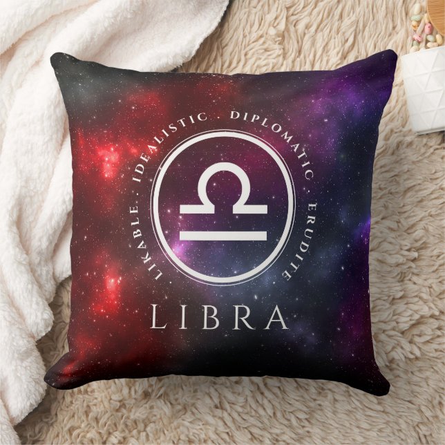 Starfield Libra Scales Westerne Zodiac Kussen (Deken)