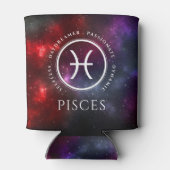 Starfield Pisces Fish Western Zodiac Blikjeskoeler (Achterkant)
