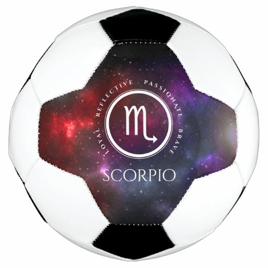 Starfield Scorpio Scorpion Western Zodiac Voetbal (Voorkant)