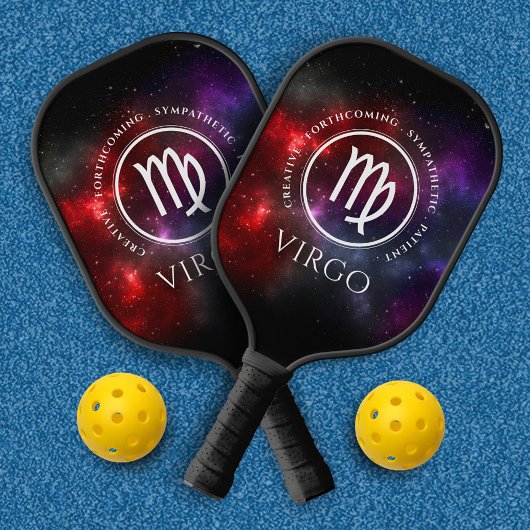 Starfield Virgo Maiden Westerne dierentuin Pickleball Paddle