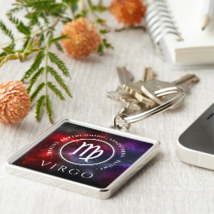 Starfield Virgo Maiden Westerne dierentuin Sleutelhanger