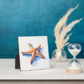 Starfish and Blue Silhouette Fotoplaat (Insitu)