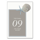 Starfish and Sand Dollar - Beach Weddenschap Kaart (Voorkant)