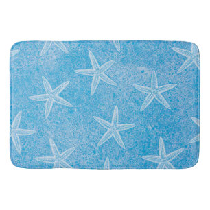 Starfish Aqua Blue Badmat