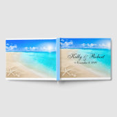 Starfish Beach Custom Wedding Guest Book Gastenboek (Volledig)