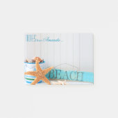 Starfish Beach gepersonaliseerd Post-it® Notes (Voorkant)