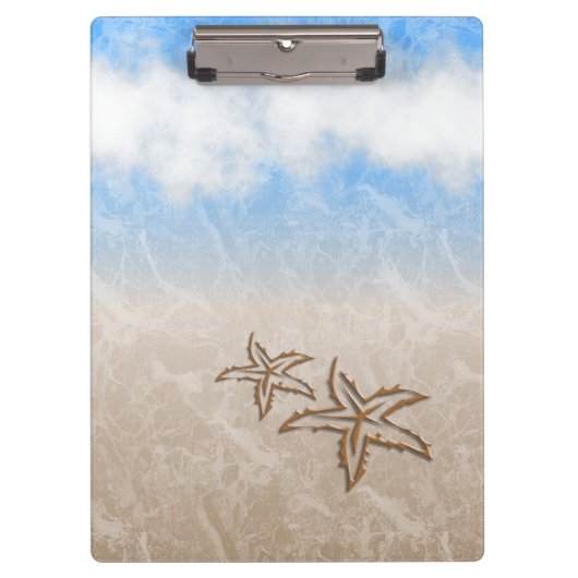 Starfish Beach Klembord (Voorkant)