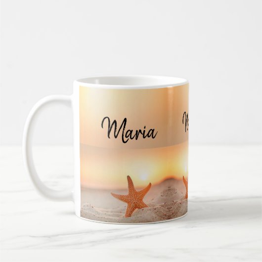 Starfish Beach Mug (Gauche)