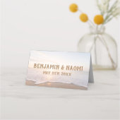 Starfish Beach Wedding Cartes (Dos)