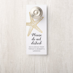 Starfish Beach Wedding door Hanger stoort niet