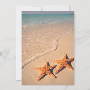 Starfish Beach Wedding Invitation ou faire-part