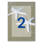 Starfish Beach Wedding Kaart (Achterkant)