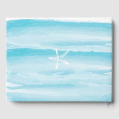 Starfish Beach Wedding Livre d'Invité (Verso)