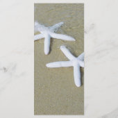 Starfish Beach Wedding Menu (Achterkant)