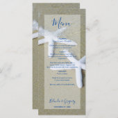 Starfish Beach Wedding Menu (Voorkant / Achterkant)
