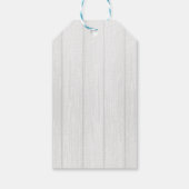 Starfish Beach Wedding Rustic Welcome Bag Cadeaulabel (Achterkant)