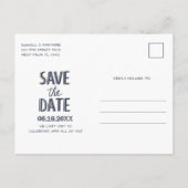 Starfish Beach Wedding Save the Date Briefkaart (Achterkant)