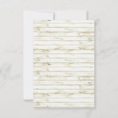 Starfish Blanchis Wood Beach Wedding Mint RSVP (Dos)