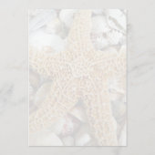 Starfish Blank Strand Wedding Fan Programma Papier (Achterkant)