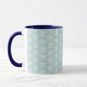 Starfish Blue White Patroon Mok (Links)