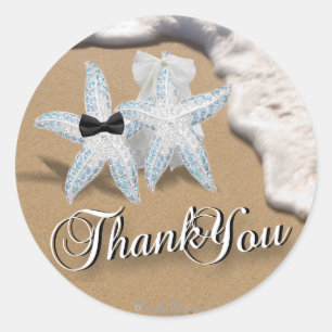 Starfish bruid bruidegom Sticker