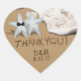 Starfish bruid bruidegom Sticker