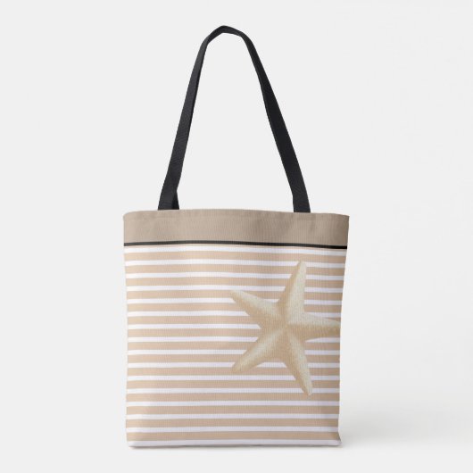 Starfish Canvas tas (Achterkant)