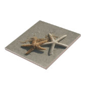 Starfish Ceramic Tile Trivet Tegeltje (Zijkant)