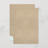 Starfish Chevron RSVP (Devant / Derrière)