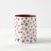 Starfish Colorful Sea Stars Mug Motif (Centre)