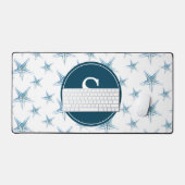 Starfish Côtier Cute Monogramme Personnalisable (Clavier et souris)