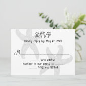 Starfish Couple Blanc Mariage Répondre Cartes (Debout devant)