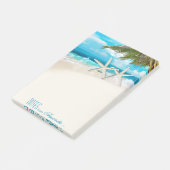 Starfish Couple White Sands Beach Personated Post-it® Notes (Schuin)