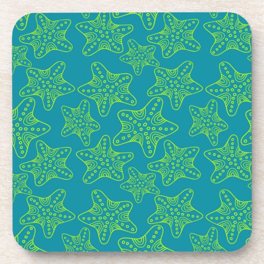 Starfish Crowd Pattern Drankjes Onderzetter (Voorkant)