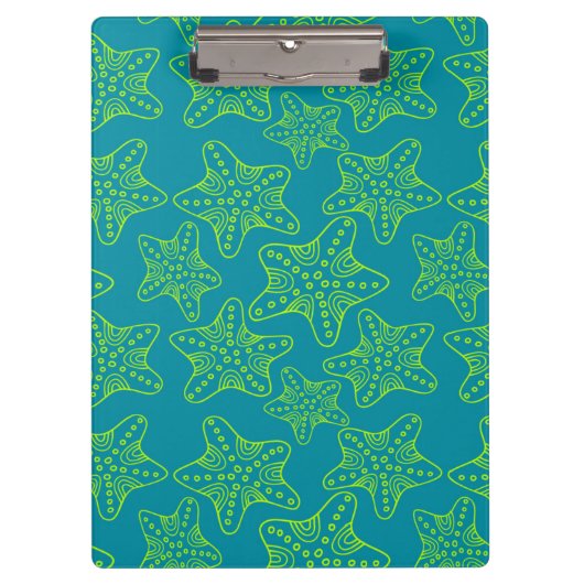 Starfish Crowd Pattern Klembord (Voorkant)