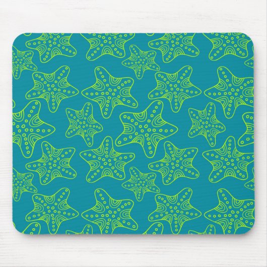 Starfish Crowd Pattern Muismat (Voorkant)