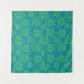 Starfish Crowd Pattern Wandkleed (Voorkant (horizontaal))