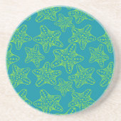 Starfish Crowd Pattern Zandsteen Onderzetter (Voorkant)
